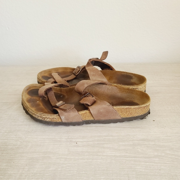 Birkenstock Mayari Brown Sandals Size 37 - Picture 1 of 4